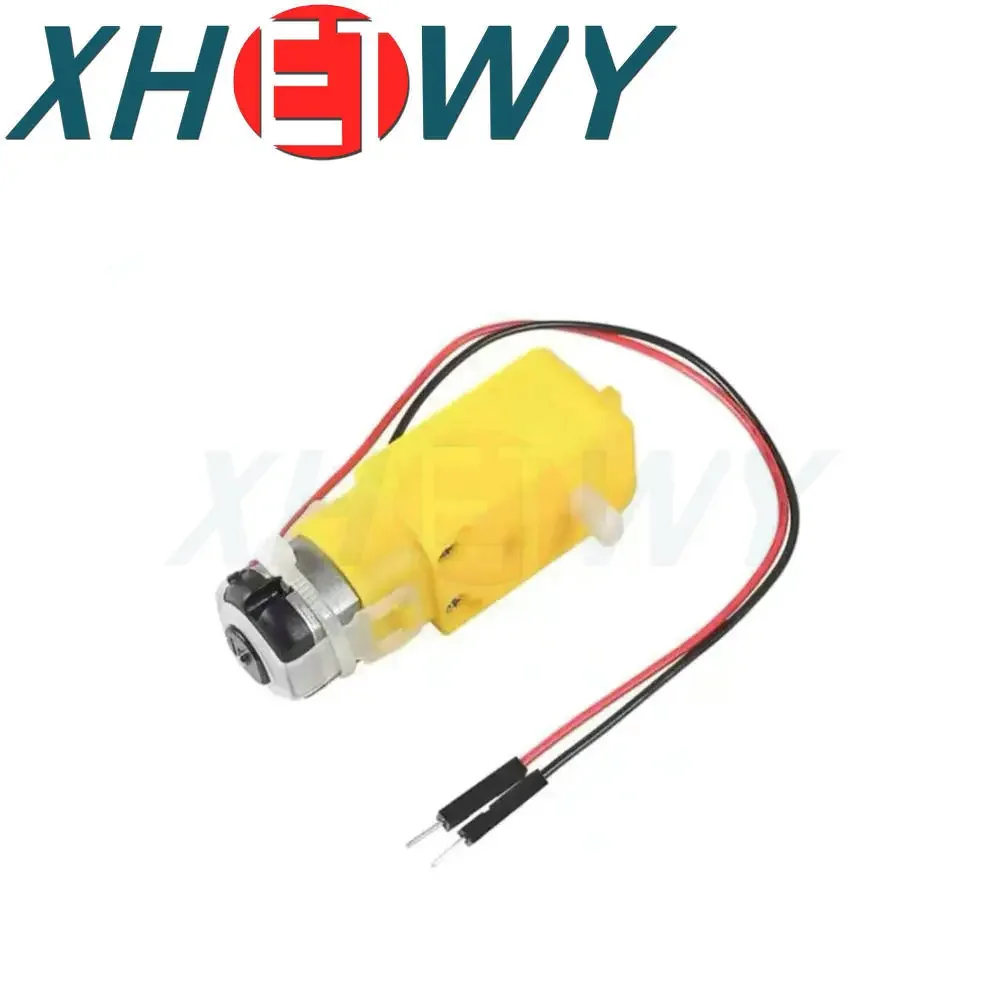 1PCS DC3V-6V DC deceleration motor TT motor strong magnetic anti-interference intelligent car chassis four-wheel drive car motor