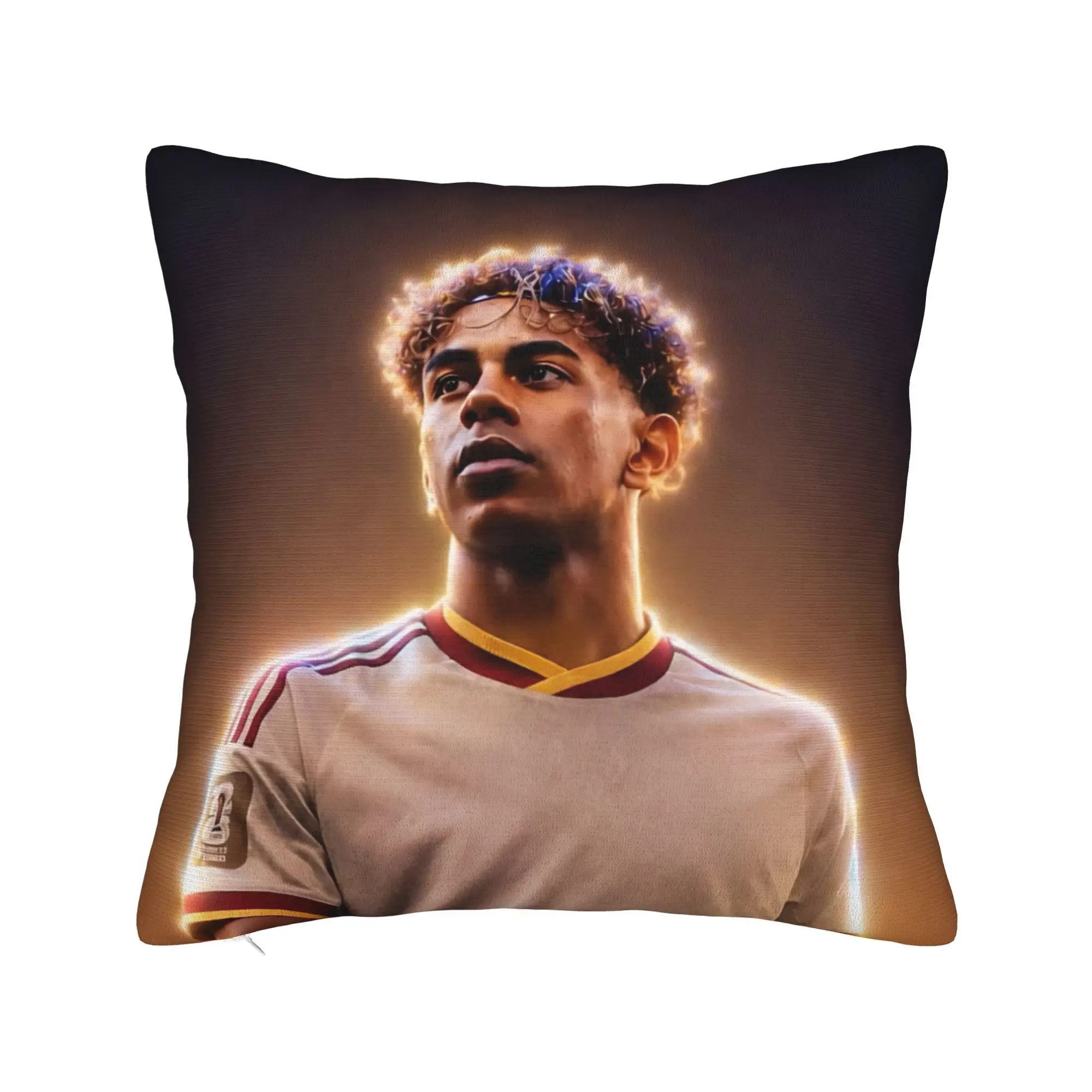 Lamine Y-Yamal Football Soccer Pillowcase Printing Cushion Cover Decorations  Throw Pillow Case Cover Home Square
