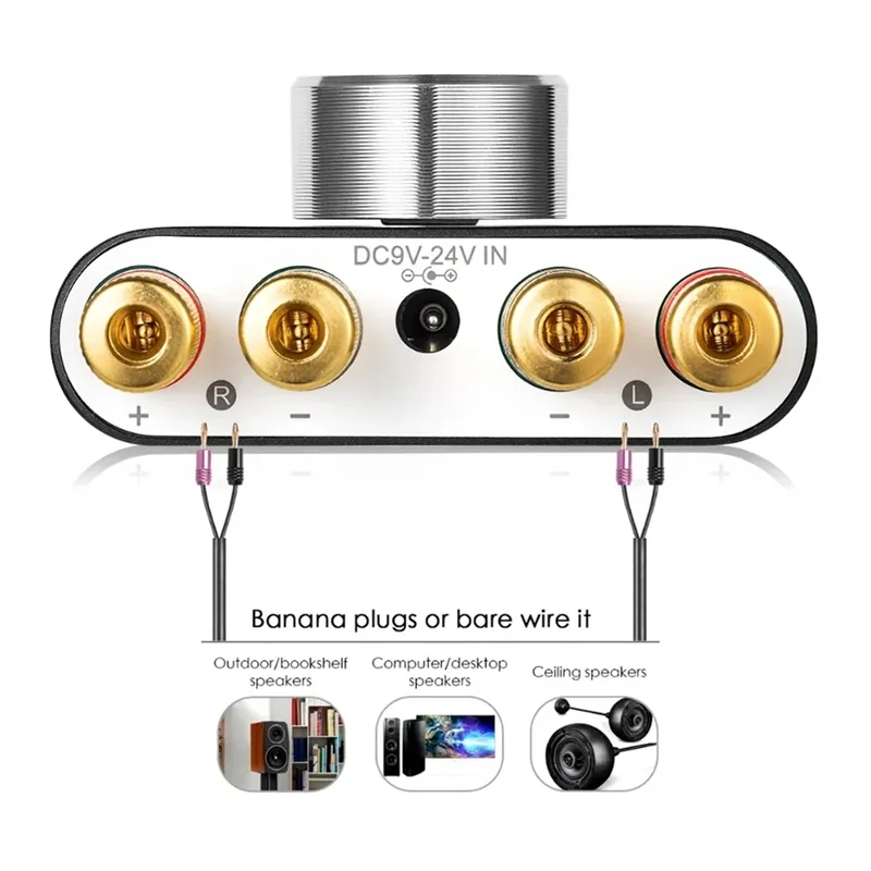 

B34B-Douk Audio Mini Bluetooth 5.0 TPA3116 Digital Amplifier 50W+50W Car Sound Amplifiers Hifi Stereo Audio Receiver Power Amp