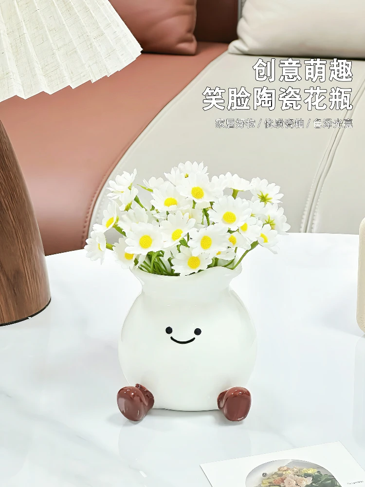 

Home living room desktop creative decorative ornaments dried flowers, flower arrangements, flowers, hydroponic ceramics, flowers