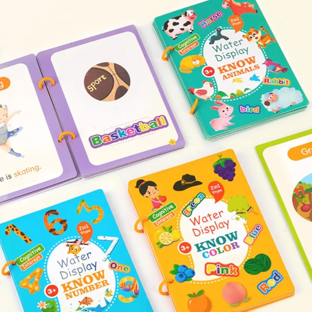 

Coloring With Pen Water Drawing Toys Montessori Cartoon Drawing Montessori Toys Early Educational Reusable Drawing Book Kids