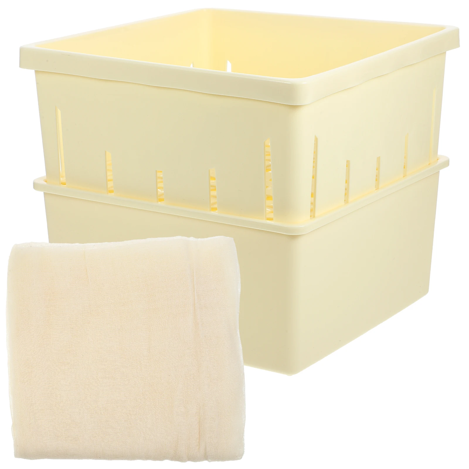 

1 Set Press Sturdy Lightweight Easy Clean Homemade Maker Kit Kitchen Cooking Presser Diy Diy Box Curd Making Tool Bean Tofu