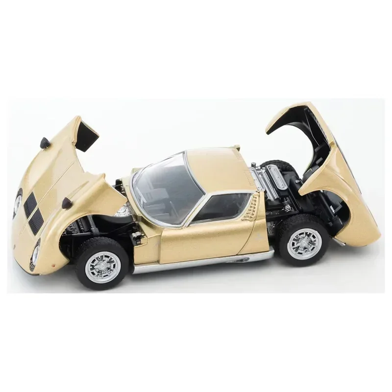 Takara Tomy Tomytec Tomica 1/64 Tlv Lamborghini Miura S Gouden Limited Edition Gelegeerd Speelgoed Motor Diecast Metalen Model Cadeau