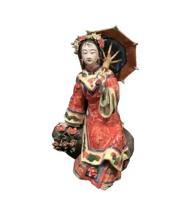 Ceramic Doll Creative Crafts Home Living Room TV Cabinet Jewelry Master Boutique Classical Ladies Spring Tour