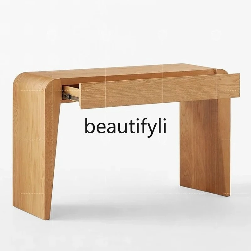 

Nordic medieval entrance platform is simple and modern, entrance table, entrance table