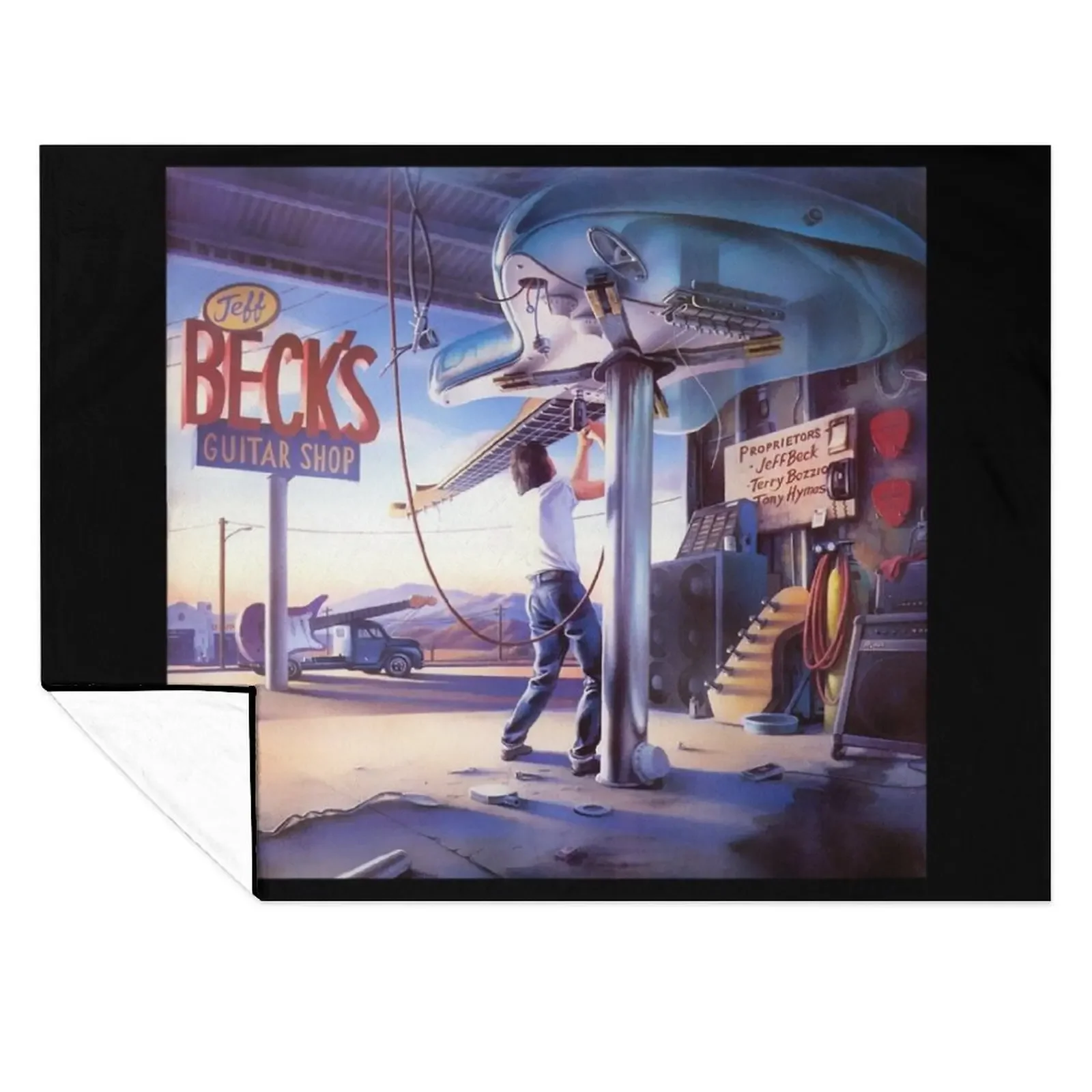 

Jeff beck Jeff becks guitar shop Throw Blanket Shaggy Bed Polar Cute Plaid Blankets