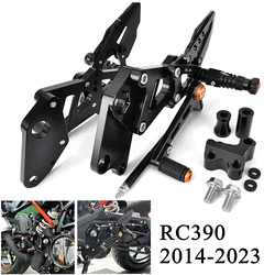 Adjustable Rearset For KTM RC 390 2014- 2024 2016 2017 2018 2019 2020 2021 2022 Motorcycle Footrests Foot Pegs Rear Set RC390