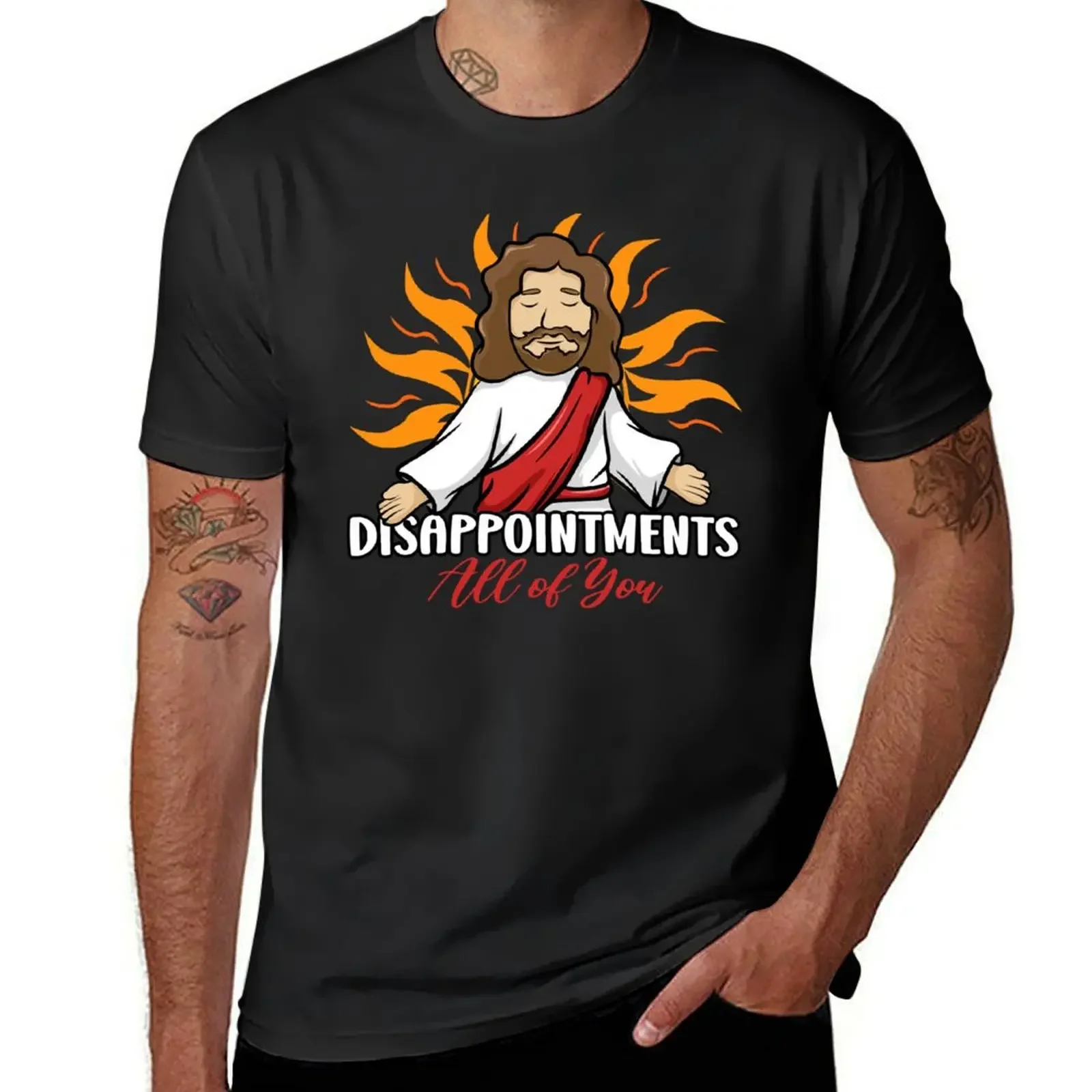 Disappointments All Of You Jesus T-Shirt summer tops for a boy plus sizes sublime mens big and tall t shirts