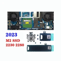 New Original Laptop M2 2230 2280 SSD Bracket With Heatsink Plate For Dell G15 5530 5531 5535 G16 7630 7635 04PKN1 06GFVV 0X8GH8