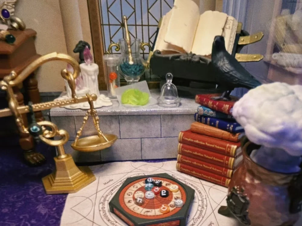 Disponibile Re-Ment autentico un giorno all'Accademia magica Scena in miniatura Colleziona modello d'azione Scatola cieca Regali di compleanno a sorpresa