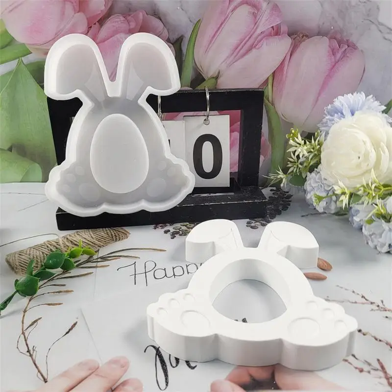 Easter Egg Holder Mold Egg Holder Easter Resin Mold Cartoon Art Crafting Silicone Molds Epoxy Resin Molds For Making Home