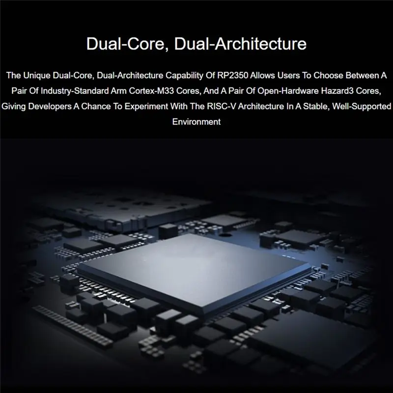 X12A-RP2350-LCD-1.28-B Pico 2 RP2350 MCU Board With 1.28Inch Round LCD, Dual-Core & Dual-Architecture Design, 240X240 Pixels