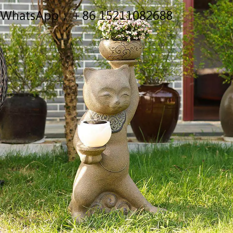 SCY outdoor courtyard exquisite landscape garden bonsai decorative ornaments villa layout