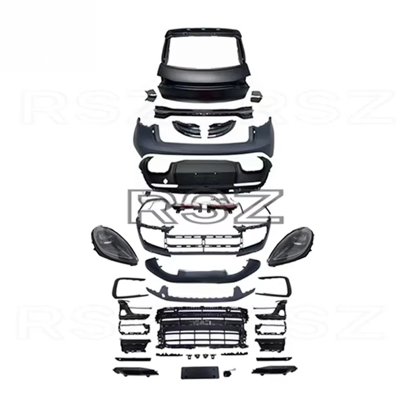 Body Kit for  2014 2020 Macan 95B.1 95B.2 Upgrade 95B.3 Complete Bodykit PP Materials Bumper Assembly Headlight