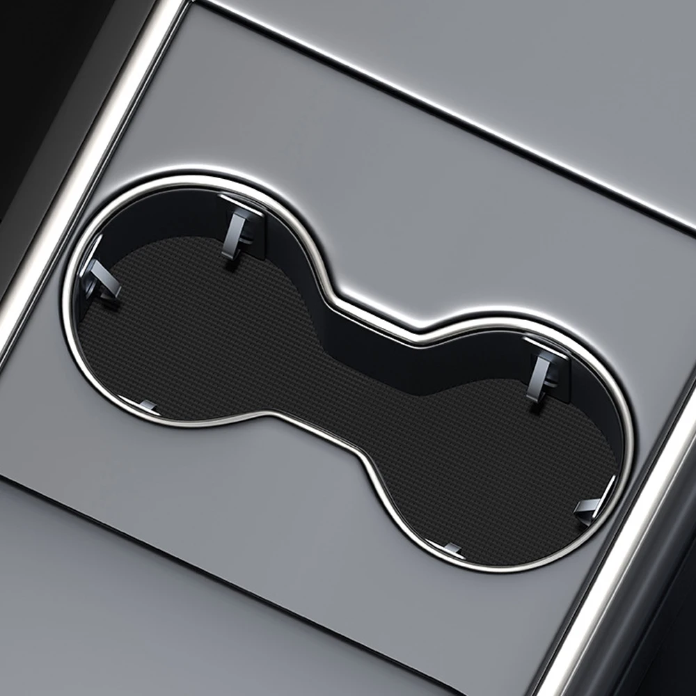 مشابك تثبيت حامل أكواب السيارة، وسادة حد ذاتية اللصق، مانع انزلاق لفتحة حامل الأكواب في السيارة - 4