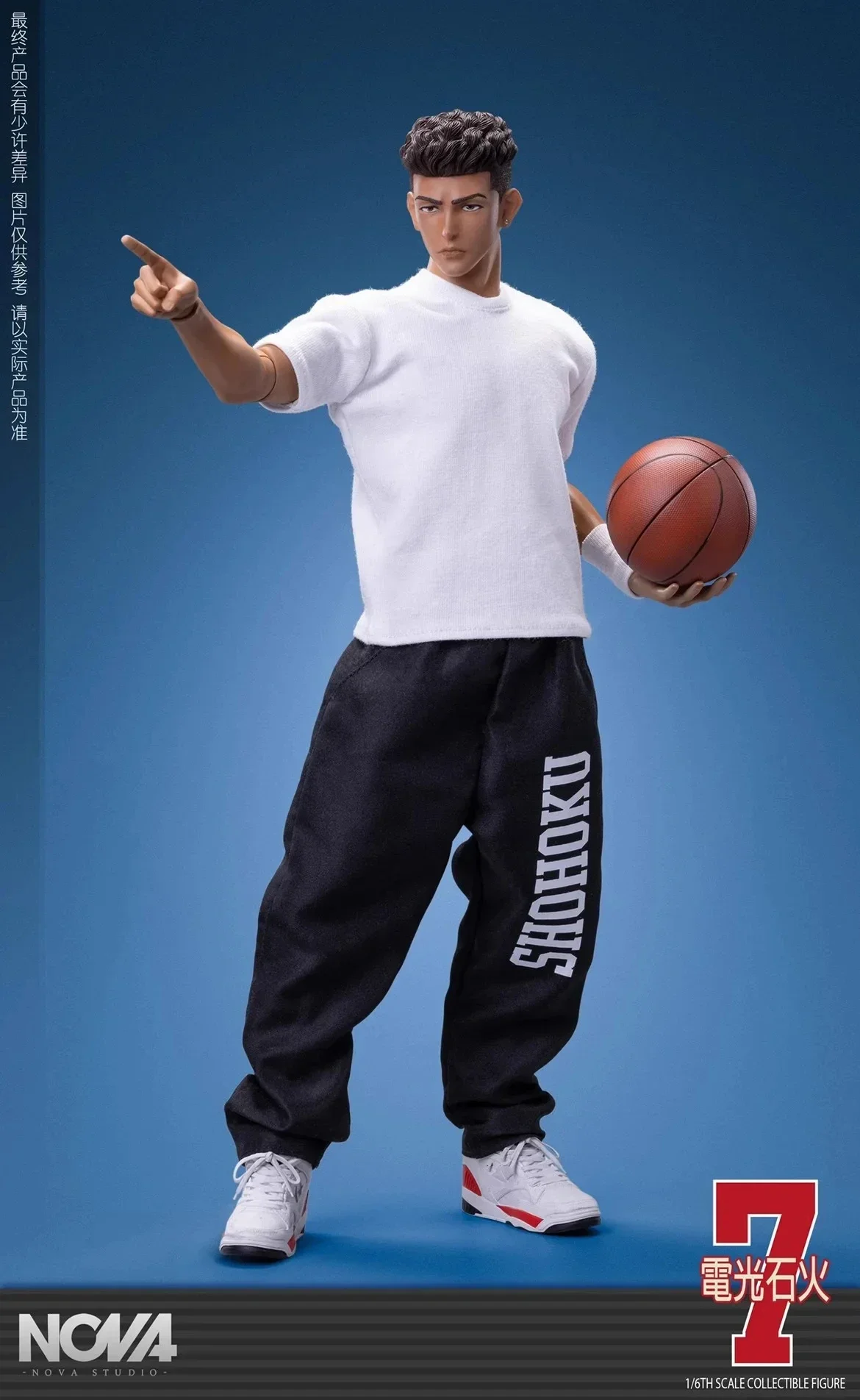 NOVA Studio NS0605 1/6 Soldier Classic Japanese Anime SLAM DUNK Miyagi Ryota Full Set 12'' Action Figure Doll Model Toy In Stock