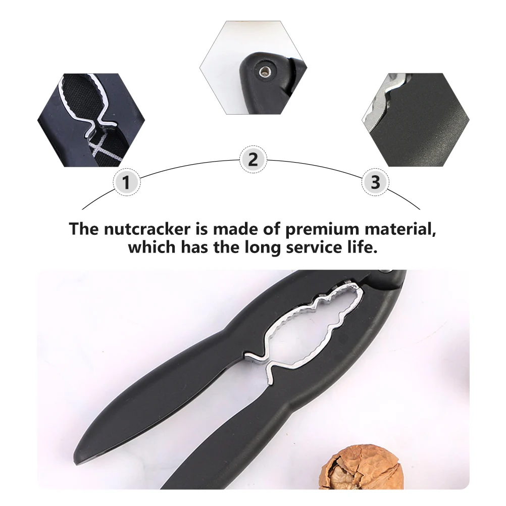 

2Pcs Efficient Walnut Clip Multipurpose Nutcrackers Nutshell Opener Handheld Walnut Clamp Peeler Tool Nutcrackers