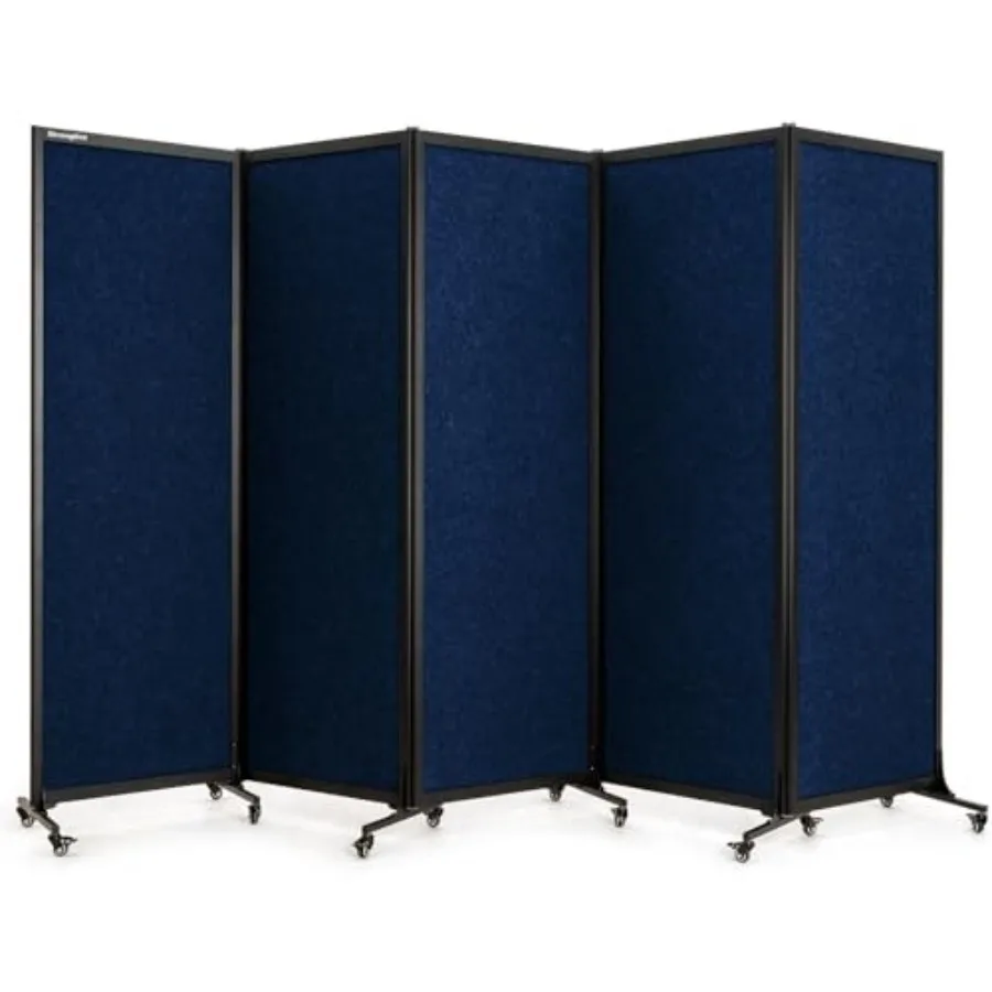 

Upgrade Version Room Partition and Divider, Freestanding Rolling Dividers with Wheels, Office Privacy Screen Divider Wall, Clas