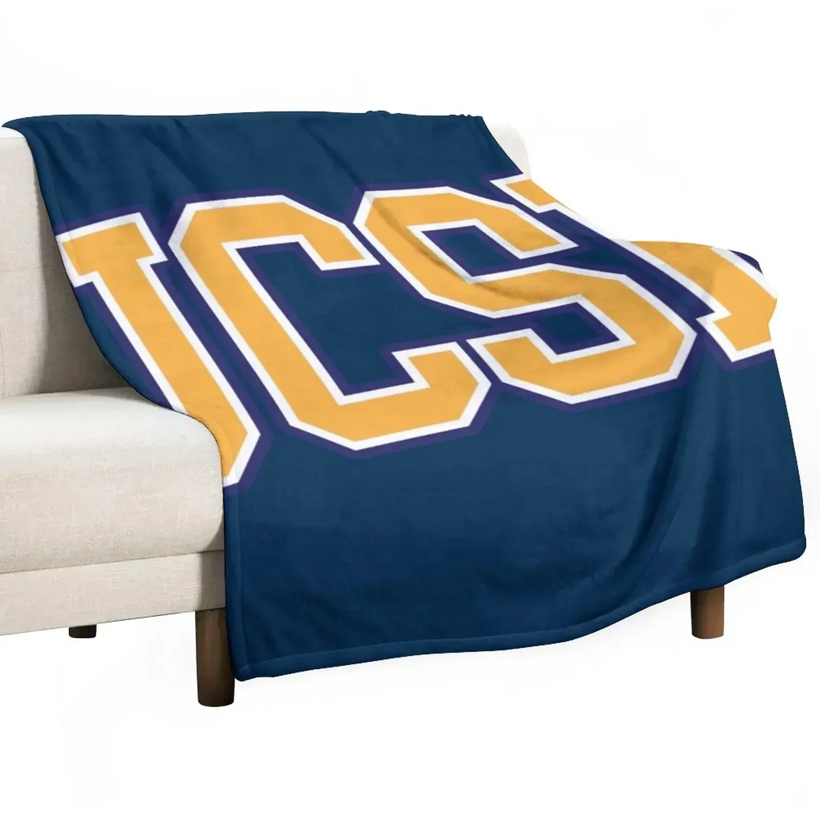 

ucsb - college font Throw Blanket Cozy Warm Blanket for Bed Room Decor