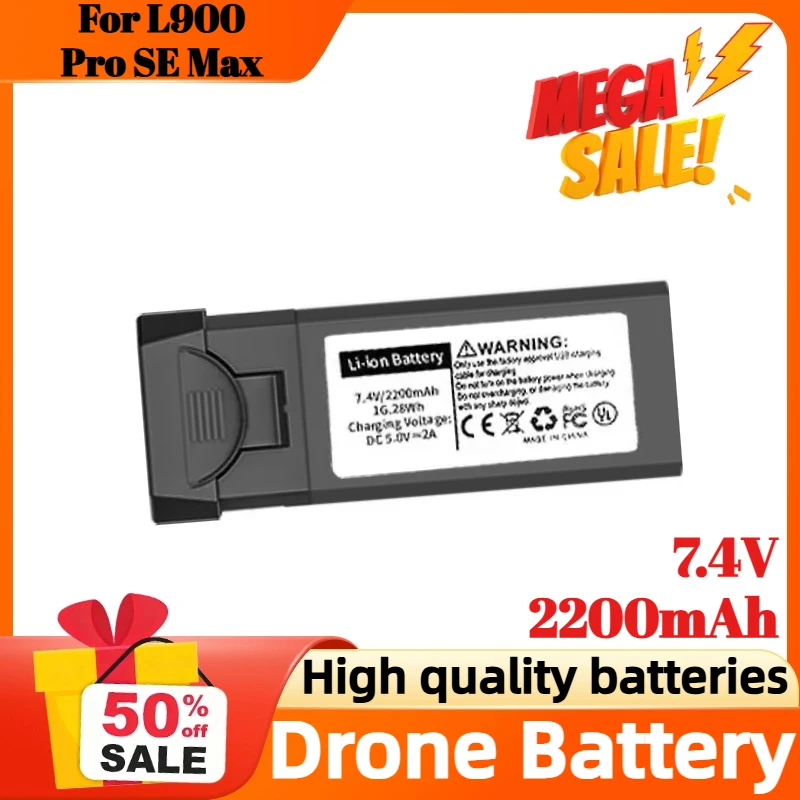 

7.4V 2200mAh Drone Battery for L900PRO SE Max L900 Pro SE Max Replacement Intelligent Flight Battery Parts