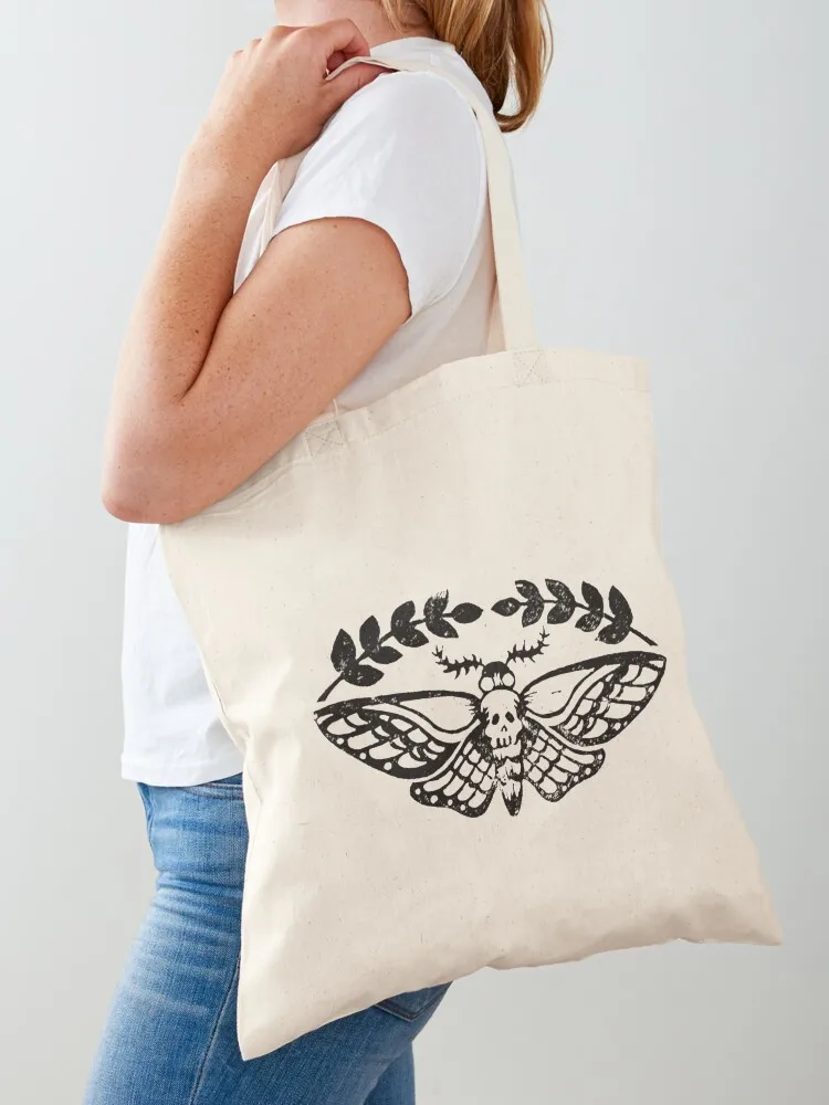 

Deathshead Moth Tote Bag Shopping bags Lady bag Custom bag sacs de shopping
