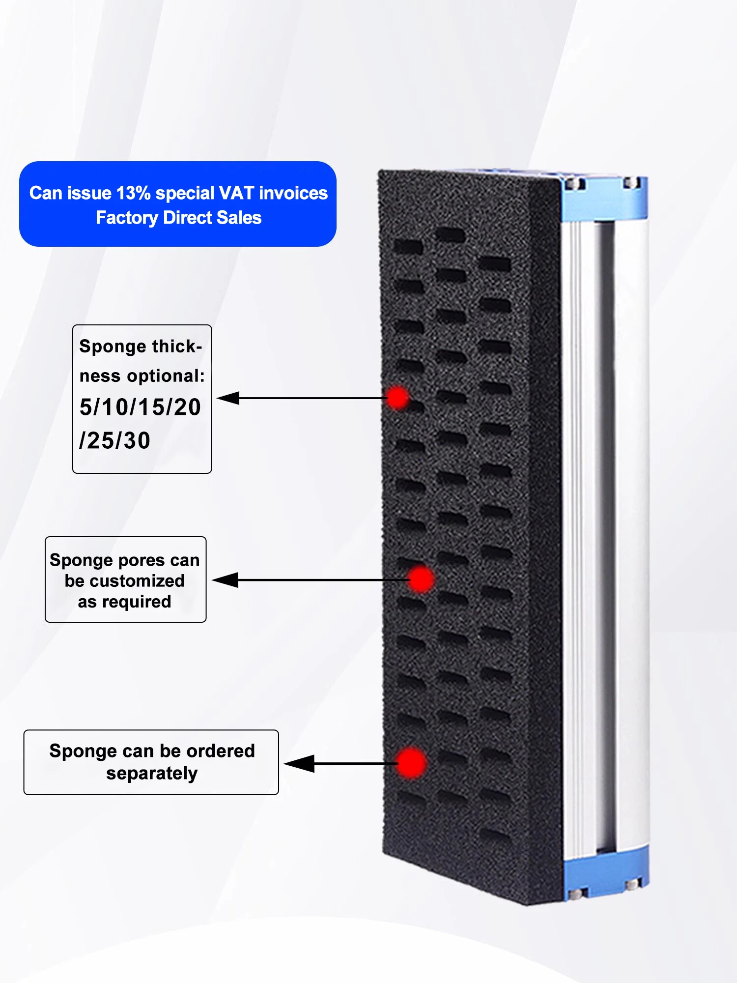 Industrial Automation Robot Heavy-duty Long Rectangular Wooden Board Carton Stone Palletizing Vacuum Sponge Suction Cup Device