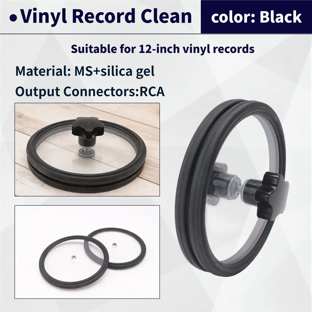 A73T 12 Inch EP LP Vinyl Record Label Cleaning Protective Sleeve Protector Waterproof Label Sleeve Record Holder