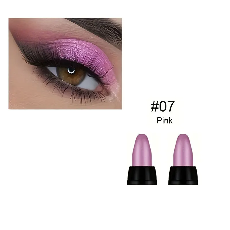16-kleuren parelmoer eyeliner, kleur glitter waterdichte langdurige oogmake-up niet-vlekkende eyeliner