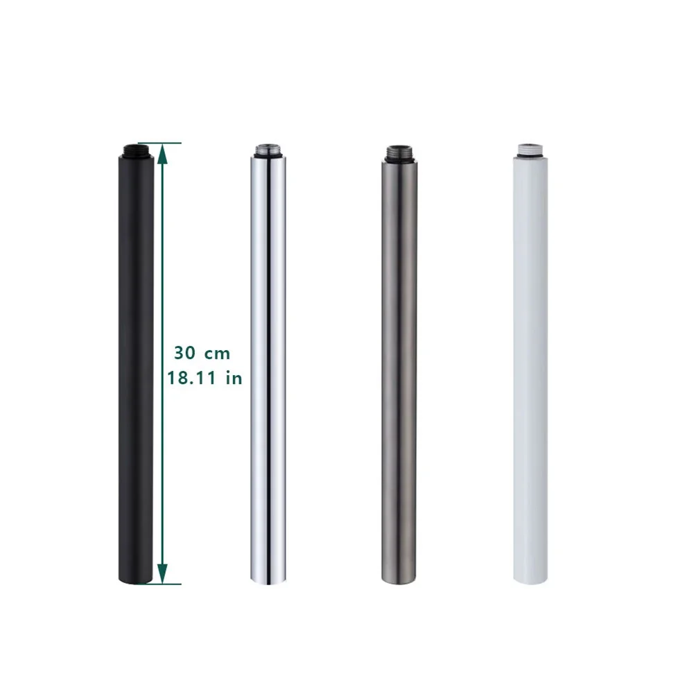 

Copper Shower Extension Pipe 30cm Round Extension Pipe Connection Bathroom Accessories Extension Tube Shower Extension Rod