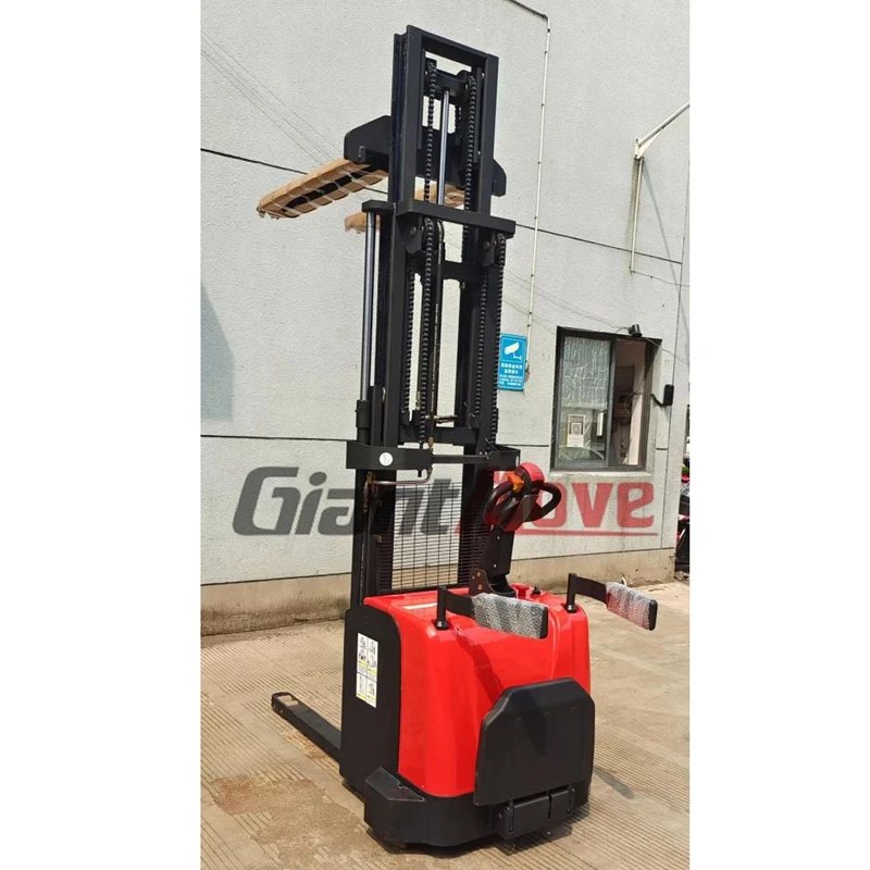 GIANT-MOVE 1500kg 2500mm Height Forklift Electric Stacker, Full Electric Pallet Stacker With Loading Capacity 1.5ton