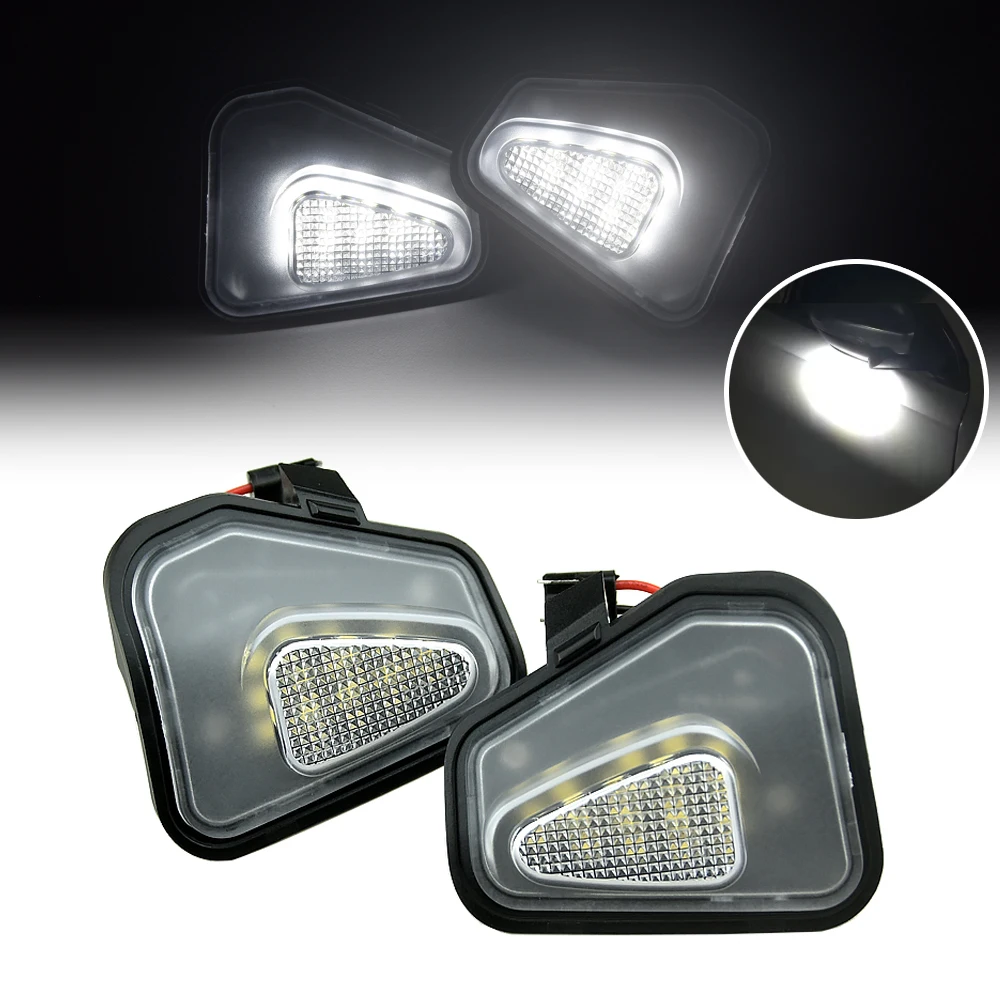 

2PCS LED Puddle Light Bulb Under Side Mirror Light Fit For VW CC 358 2012–2017 Fit For VW EOS 1F7 1F8 2010–2016 after facelift
