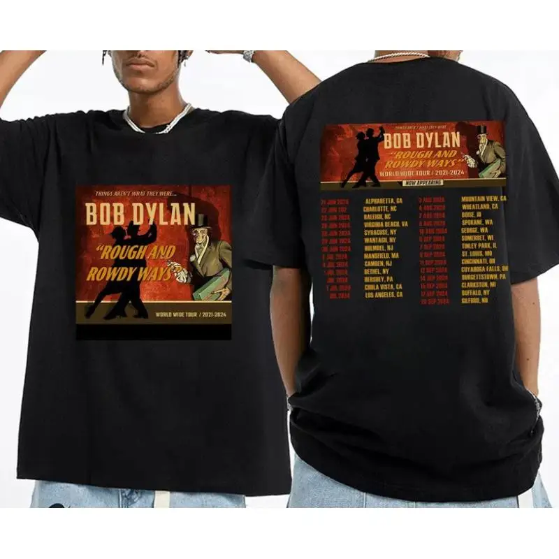 

Рубашка Bob Dylan Rough and Rowdy Ways World Wide Tour 2024 года