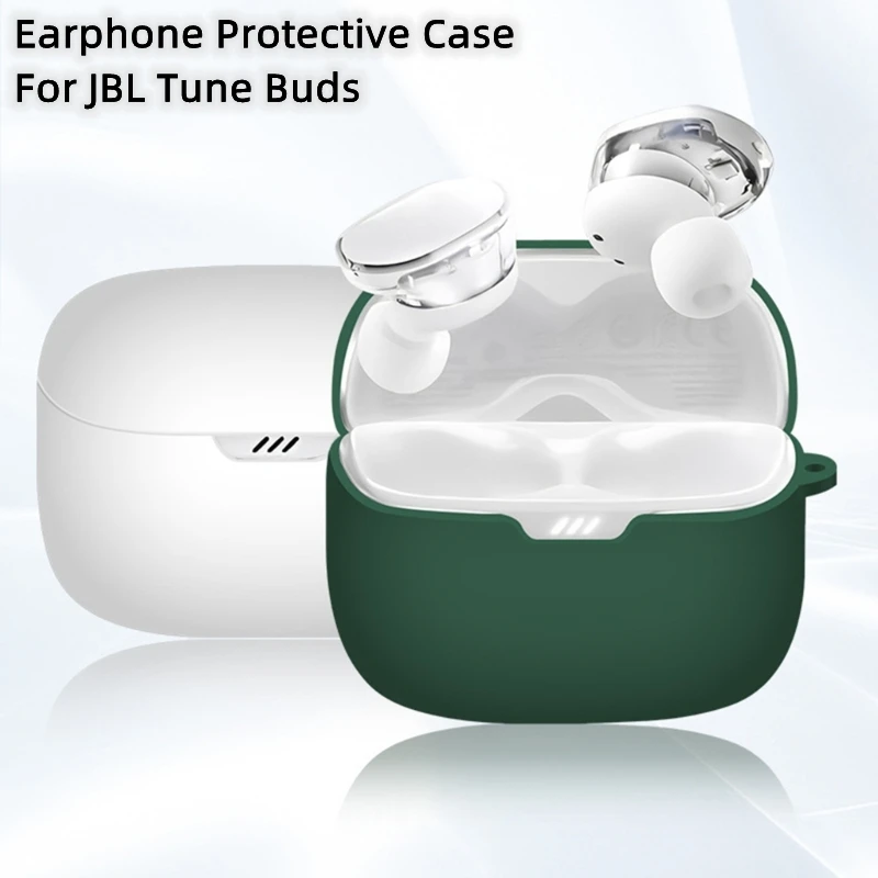 Wireless Headphone Protective Case Compatible for Jbl Tune Buds Cover Shockproof  Washable Housing Antidust Sleeve
