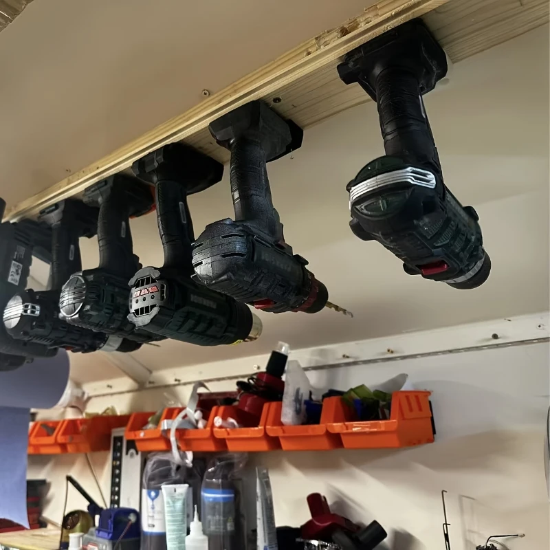 

Потолочная подставка для инструментов, потолочный держатель для инструментов Parkside X20V, многофункциональная стойка для хранения инструментов для любителей DIY