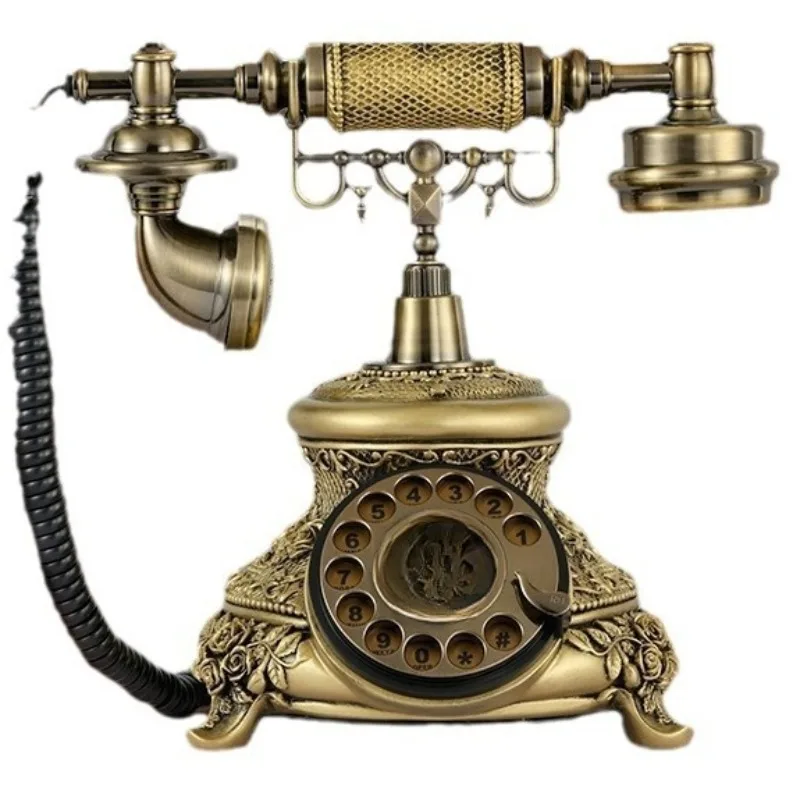 Turntable telephone Antique rotary telephone communication tool