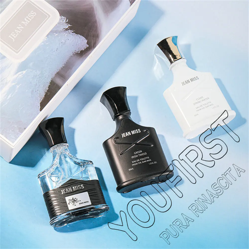 Fresh Natural 90ml Perfume Men Gift Box 3pcs Set Lasting Cologne Scent Perfumy Męskie Charming Man Perfumes Hombres Originales