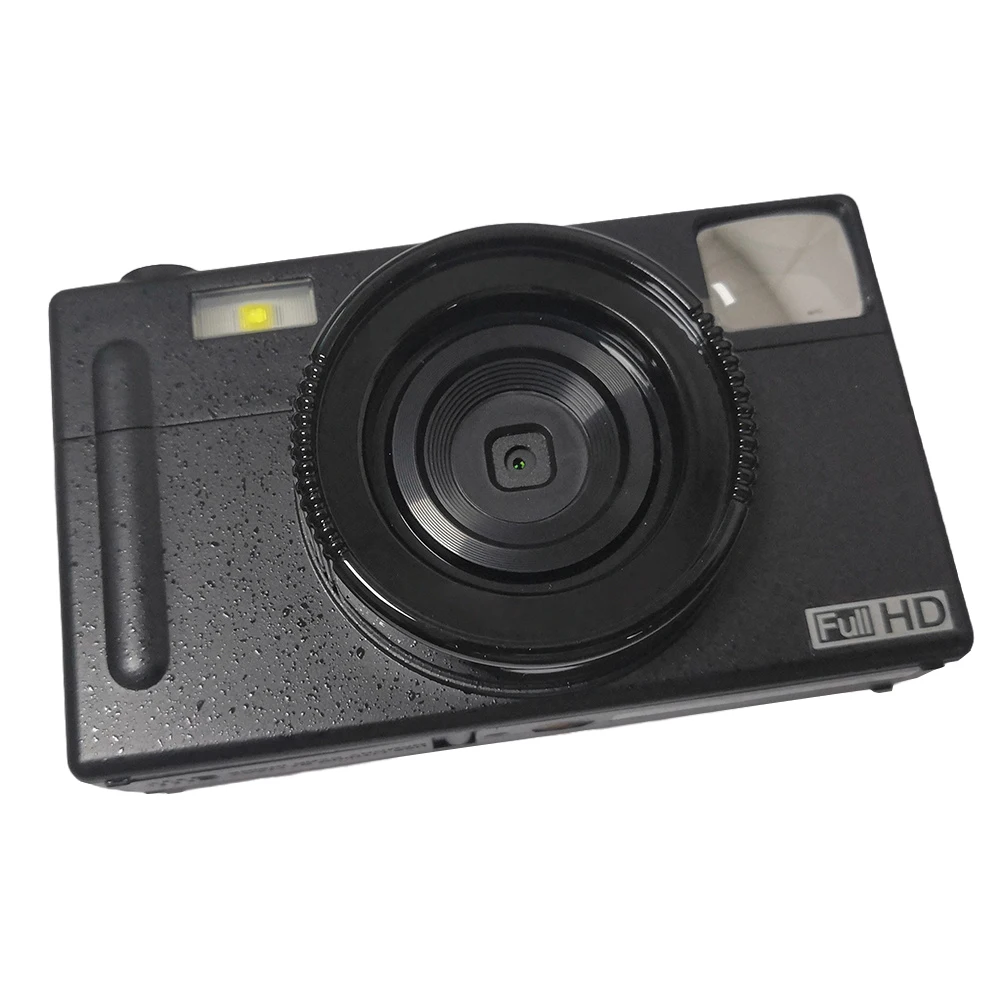 Câmera digital 48MP Vlogging Camera FHD 1080P Gravador de vídeo Zoom 16X para adolescentes adultos iniciantes