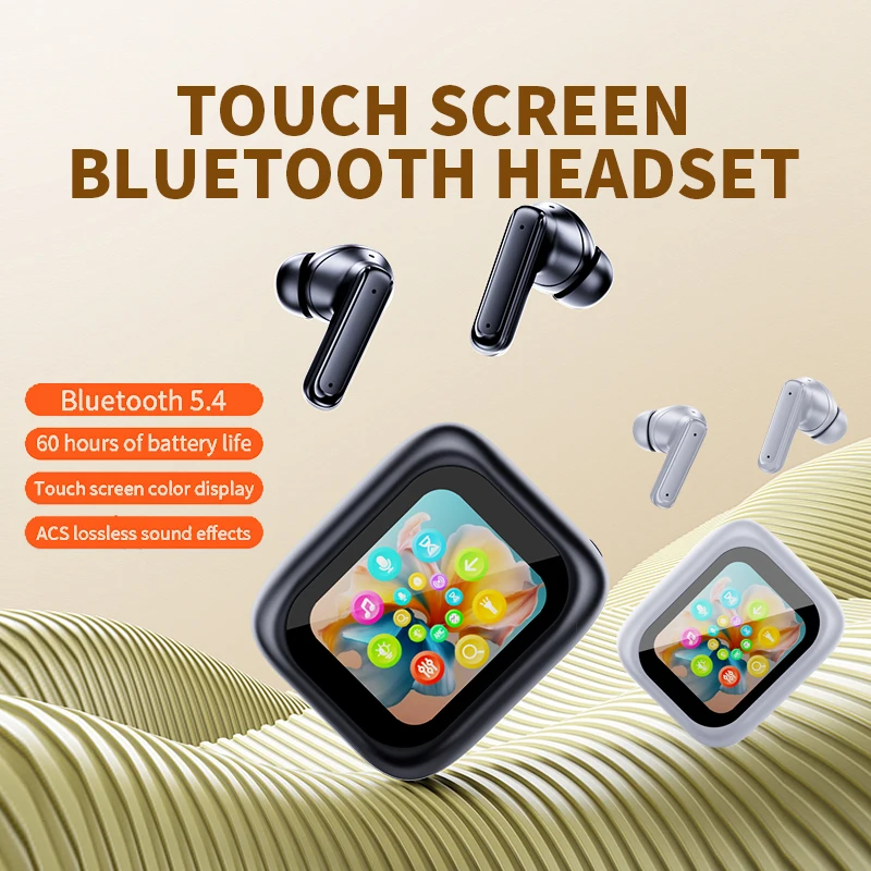 

E18 Pro ANC Bluetooth5.4 Headphones HiFI Stereo Waterproof Earphone TWS Wireless Sports Headest Noise Reduction In Ear Eaebuds