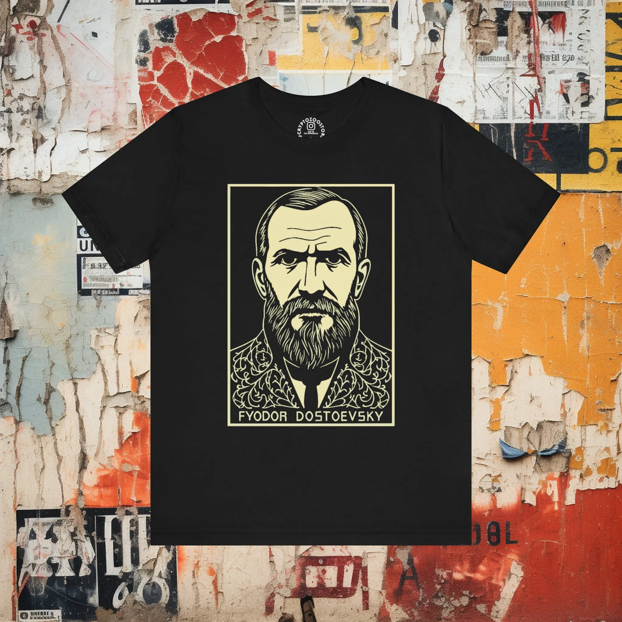 Fyodor Dostoevsky T Shirt Many Colors Soft Cotton Classic Literature Top  Author Book Lover