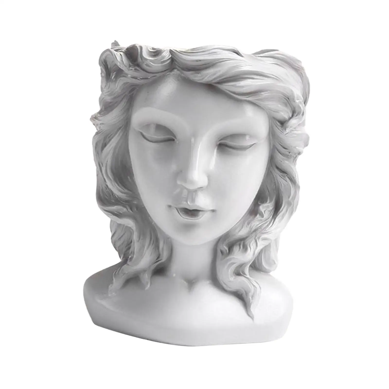 Head Planter Resin Resin Head Planter Pot for Hotel Porch Balcony