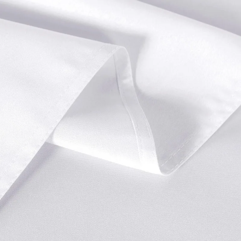 6 Pack White Tablecloths 90 x 156 Inches - Rectangular Tablecloths 8 Feet for Banquets, Parties, Cafeterias