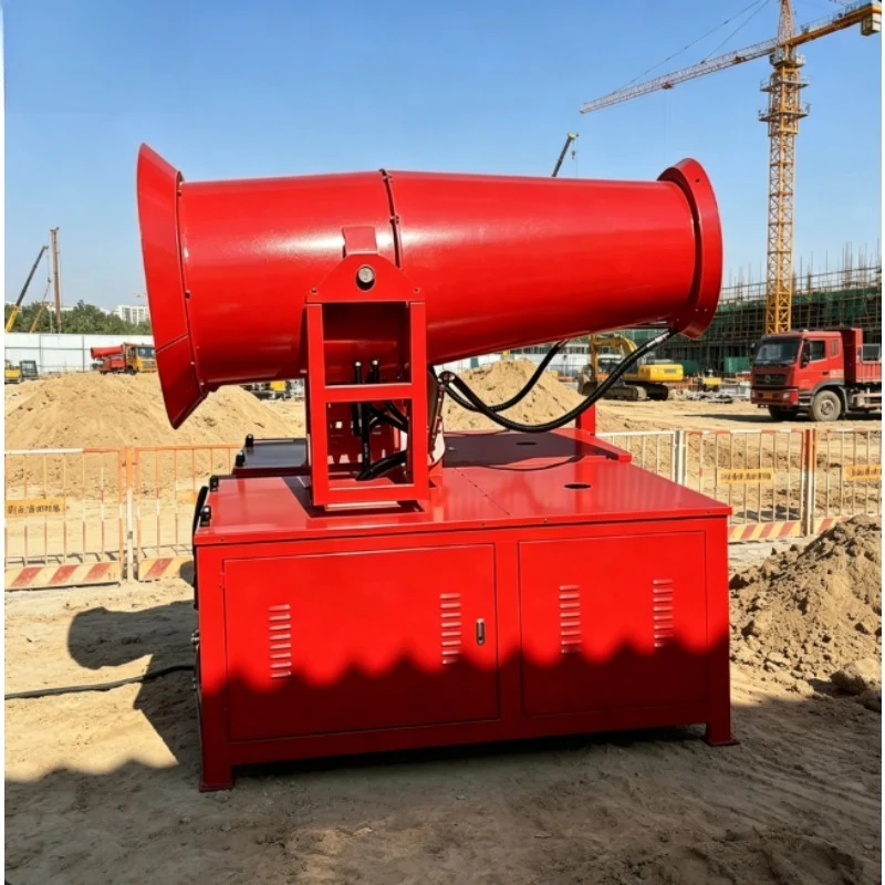 High Pressure Dust Suppression Fog Cannon 30m 100m Water Spray Machine for Construction Site and Mining Dust Control