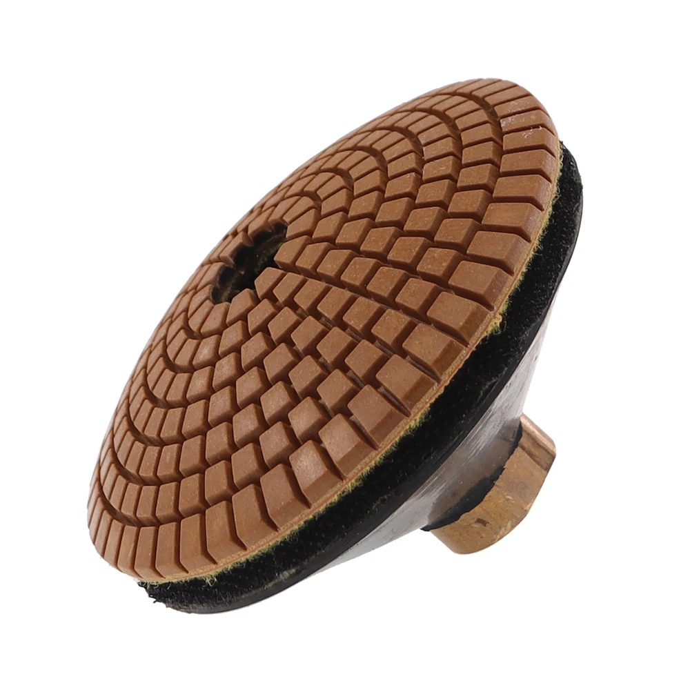 Imagem -03 - Conjunto Convexo Lapidação de Diamantes Pad Polegada Borda Arc-shaped Polimento Pads para Mármore Granito Pedra Tigela Moagem Discos Peças