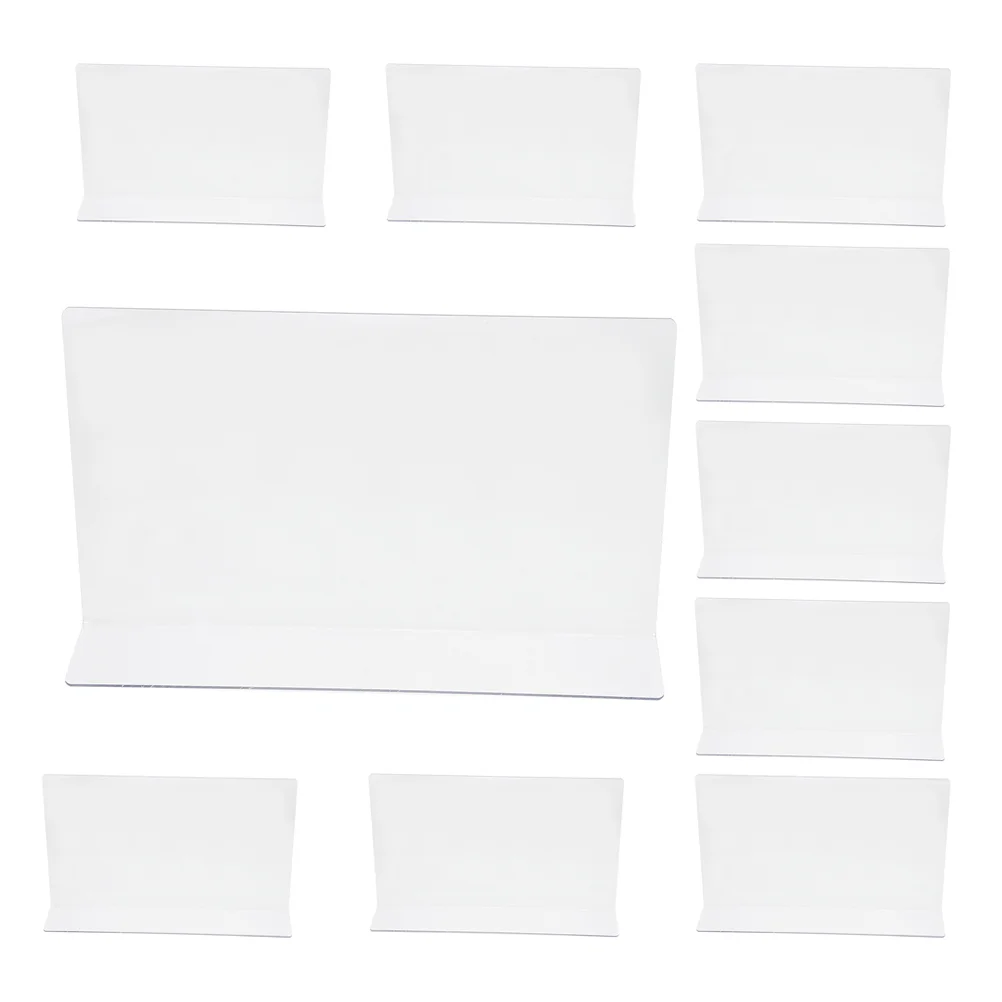 

10 Pcs Partition Plate Closet Shelf Organizer Dividers Transparent Rack For Wardrobe Separator Magnetic Sweater