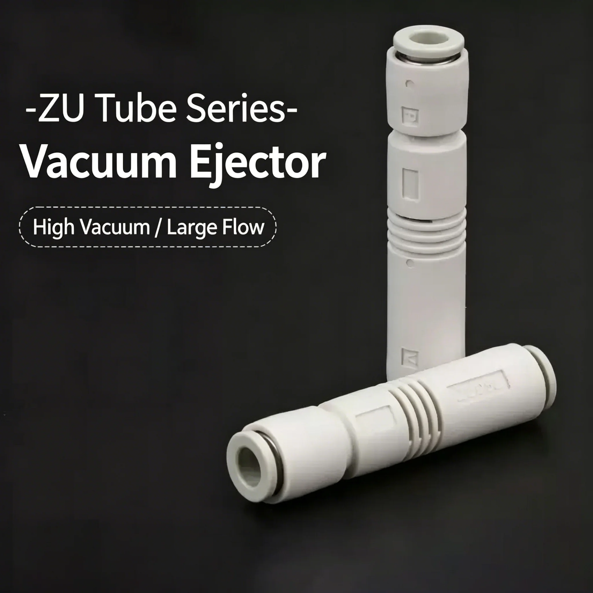 Straight-tube Pneumatic High-flow Suction Tube Multi-stage ZU05/07SL/ZV Manipulator Vacuum Generator