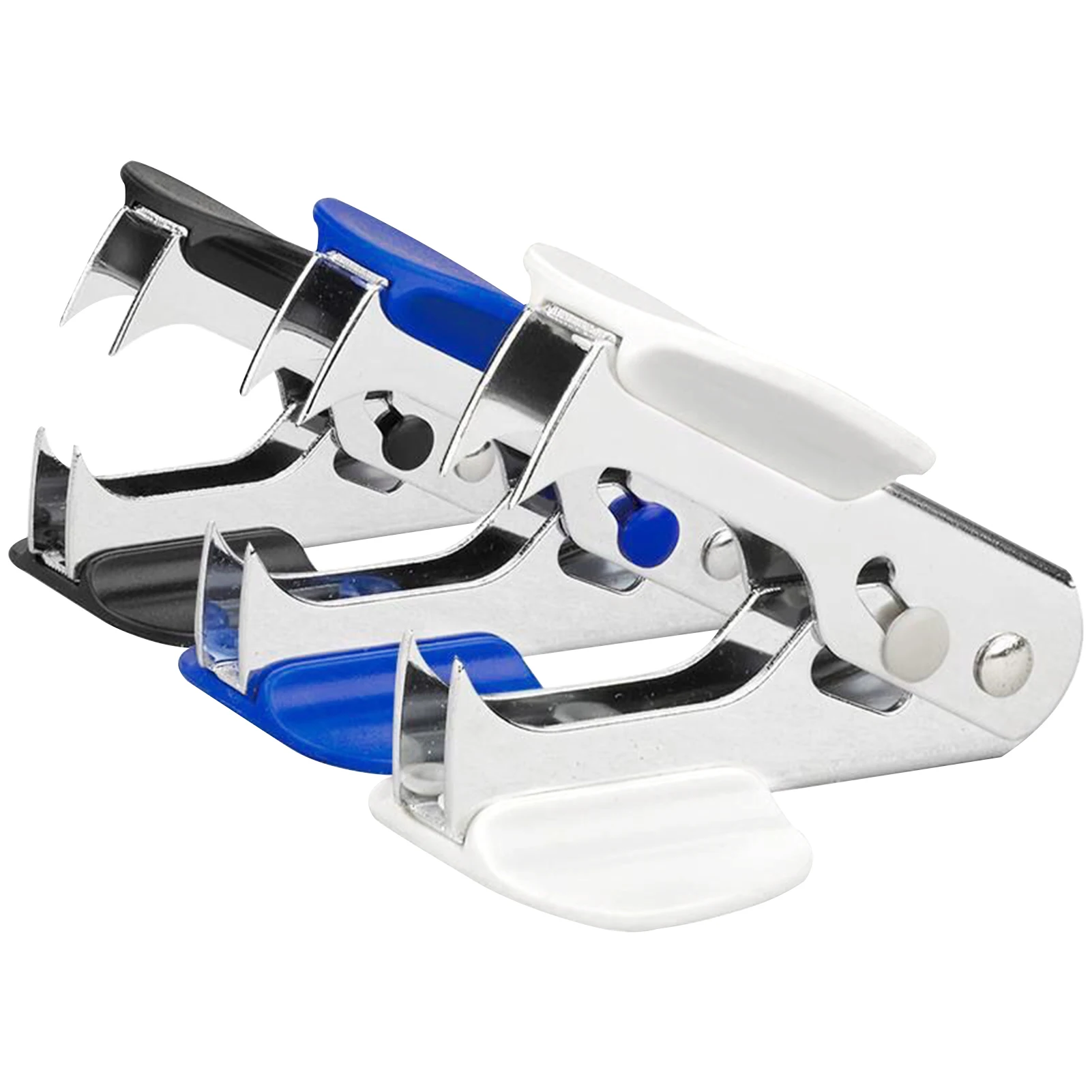 3pcs With Steel Jaw Safety Lock Wide Finger Grip School Office For Home Easy Use Staple Remover Lightweight Hand Tool Ergonomic