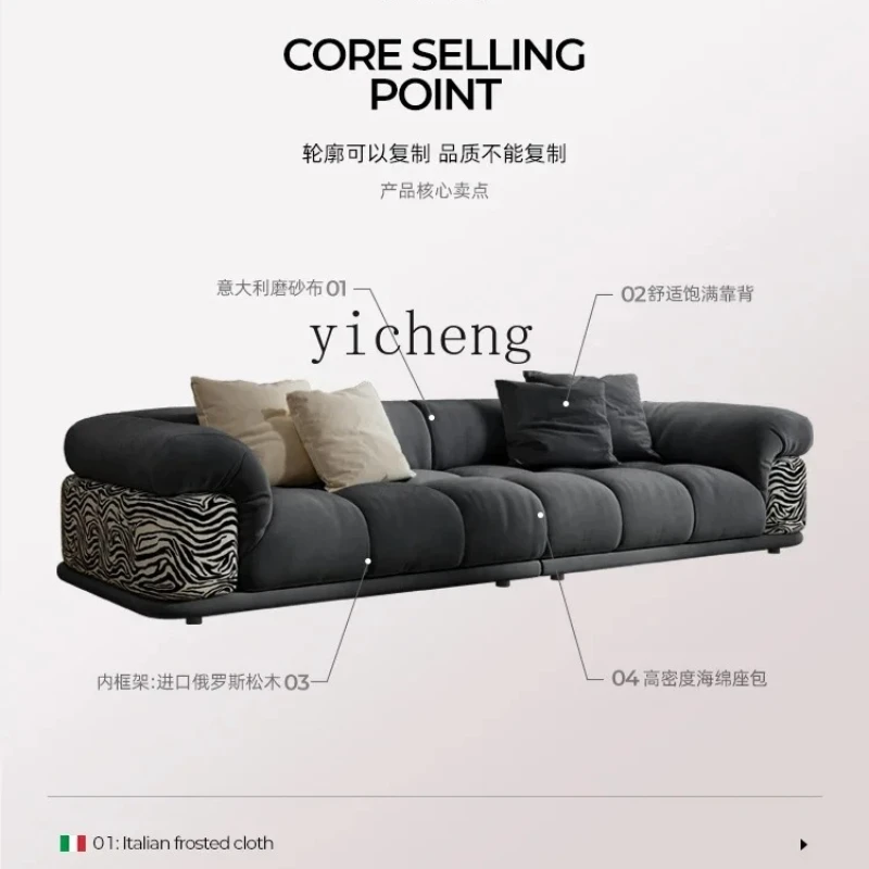 

BB Fabric Sofa Living Room Retro Small Apartment Home Fashion Simple Mid-Ancient Style Sofa