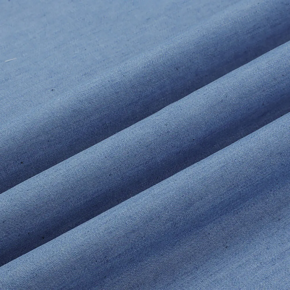 145 センチメートルストレッチデニム生地ブルーウォッシュマイクロ弾性通気性ヤードあたりシャツアパレルバッグクッションキルティング縫製用品