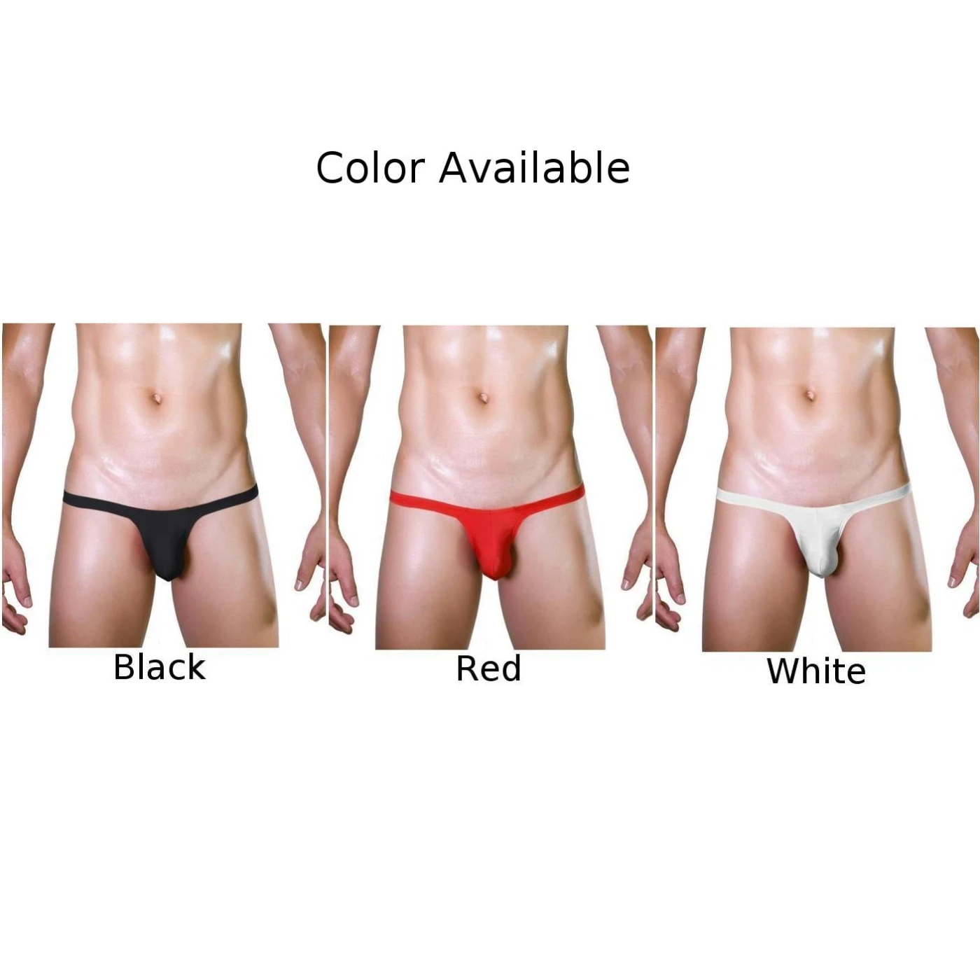 New Men Low-Rise G String Sexy Enhance Bulge Pouch Lingerie T-Back Thong Underwear Open Back Underpants Elastic Briefs Bikini