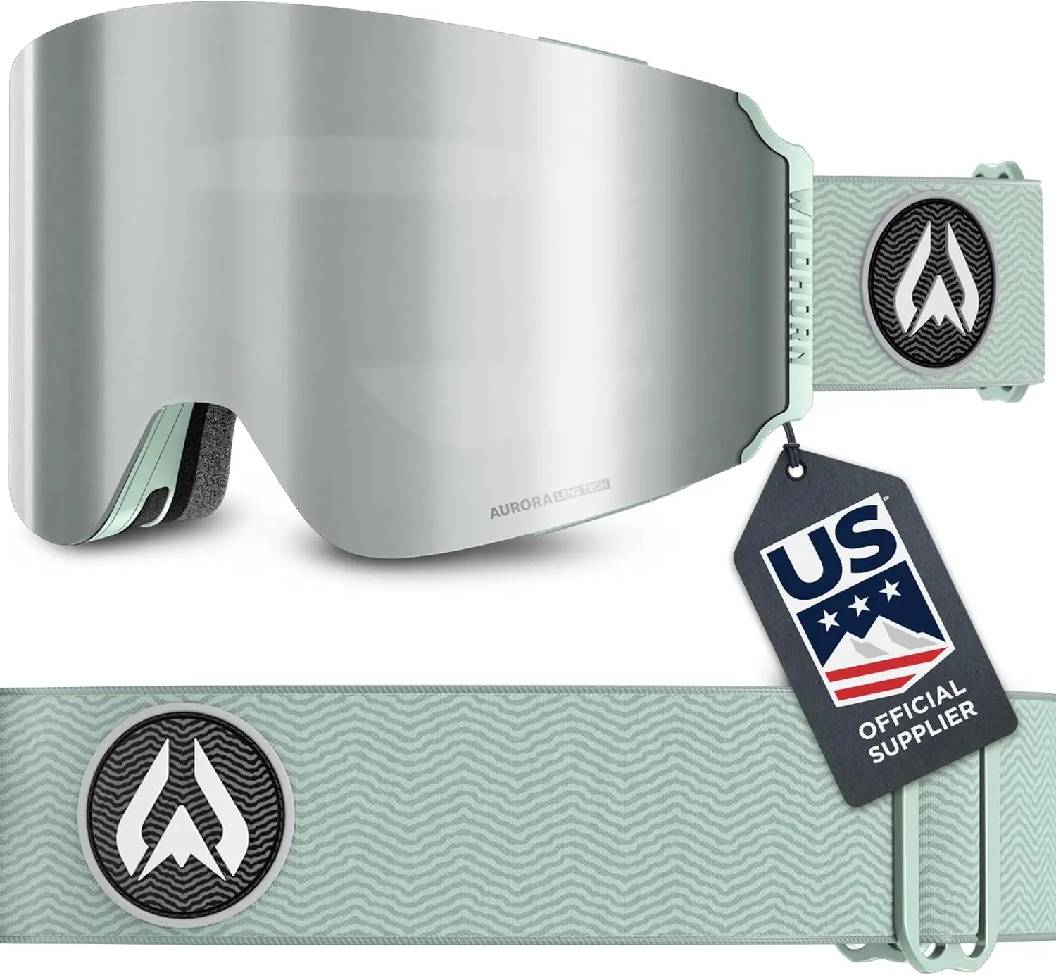 

Ультраширокий 185 ° Горнолыжные очки FOV с защитой от запотевания для мужчин и женщин, с защитой от ультрафиолета, для сноуборда